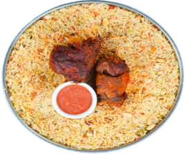 رز مندي - لحم